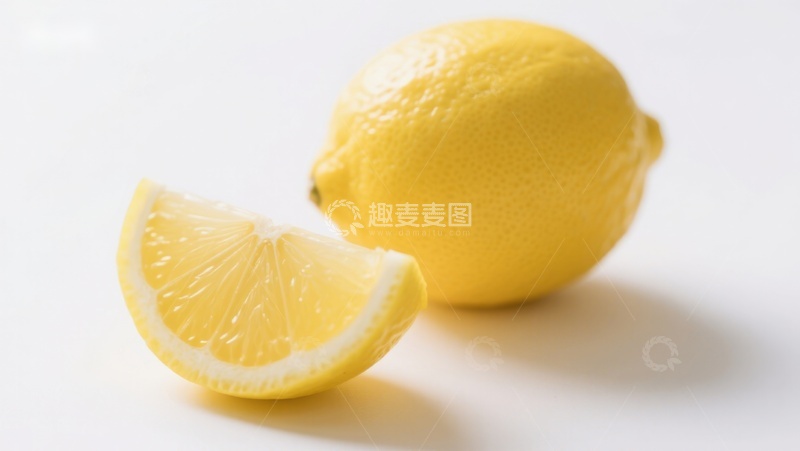 高清大图下载【趣麦麦图】新鲜柠檬与切片展示