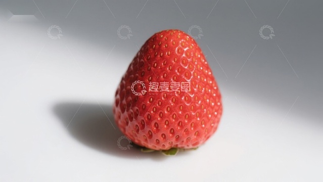 新鲜草莓特写