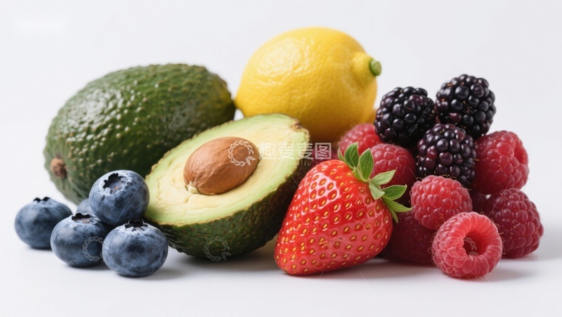高清大图下载【趣麦麦图】新鲜水果组合展示