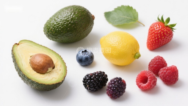 高清大图下载【趣麦麦图】新鲜水果组合展示
