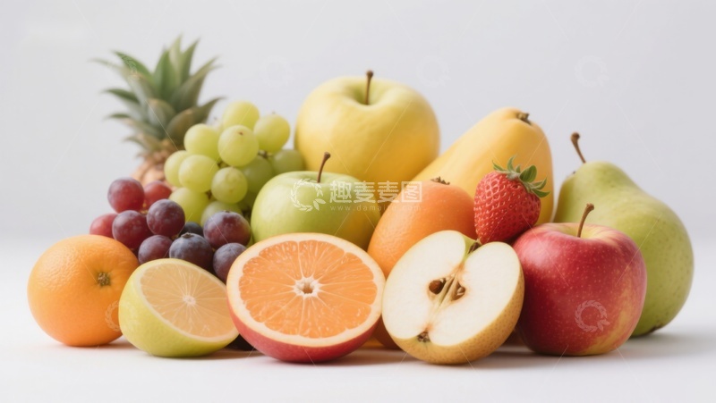 高清大图下载【趣麦麦图】新鲜水果组合展示