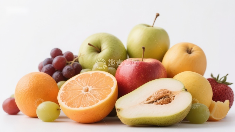 高清大图下载【趣麦麦图】新鲜水果组合展示