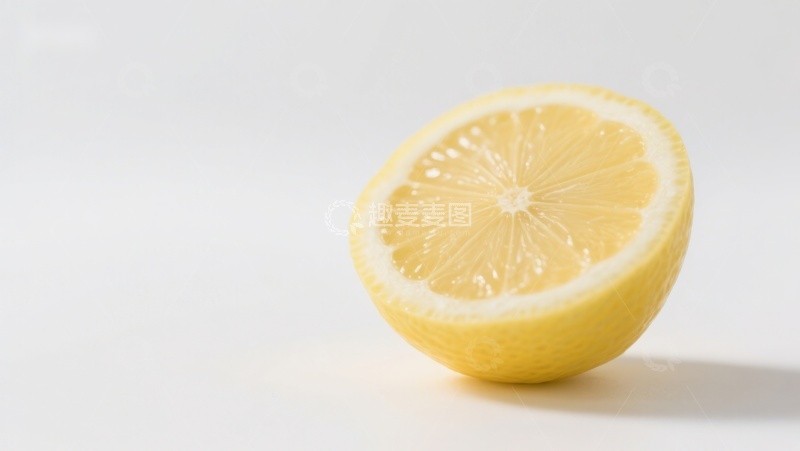 高清大图下载【趣麦麦图】新鲜柠檬切片特写
