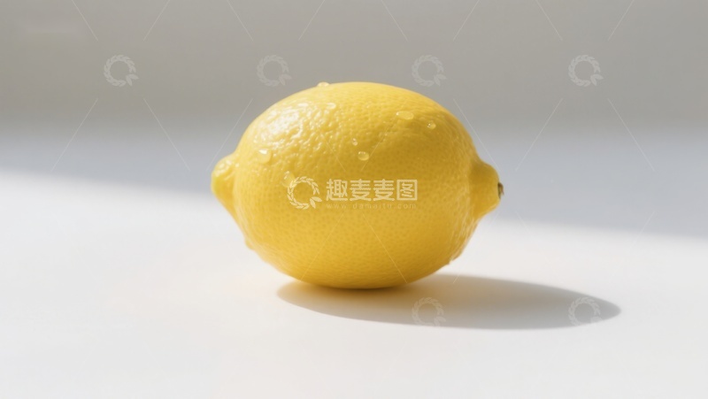 高清大图下载【趣麦麦图】新鲜柠檬特写