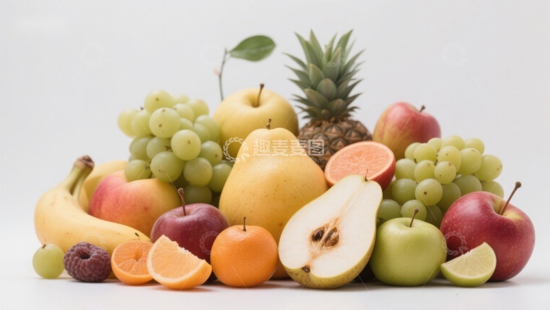 高清大图下载【趣麦麦图】新鲜水果组合展示
