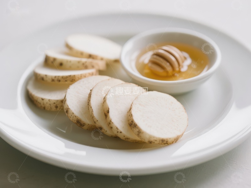 高清大图下载【趣麦麦图】切片面包配蜂蜜