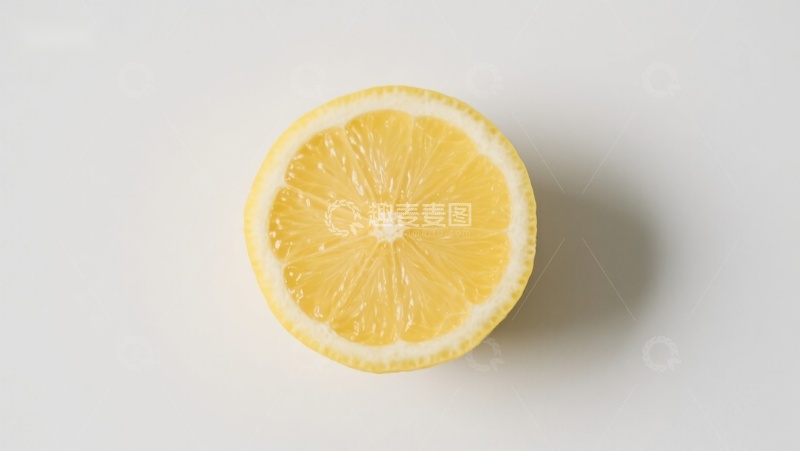 高清大图下载【趣麦麦图】新鲜柠檬切片特写