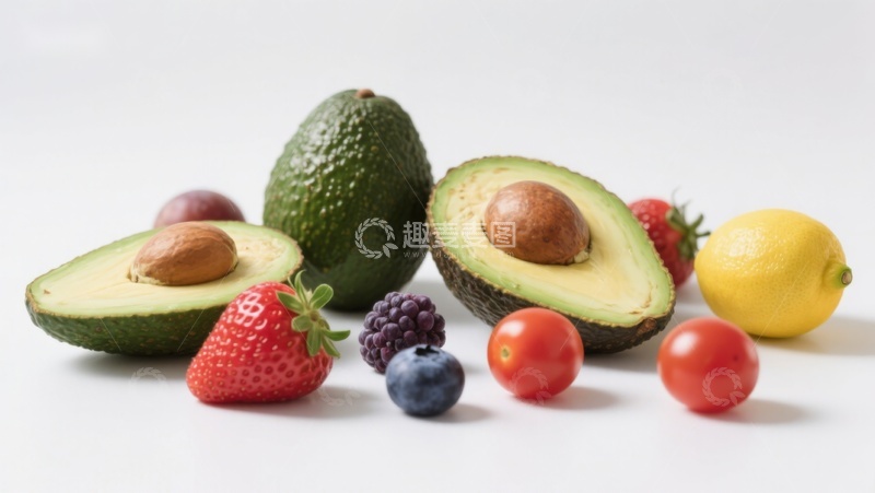 高清大图下载【趣麦麦图】新鲜水果组合展示
