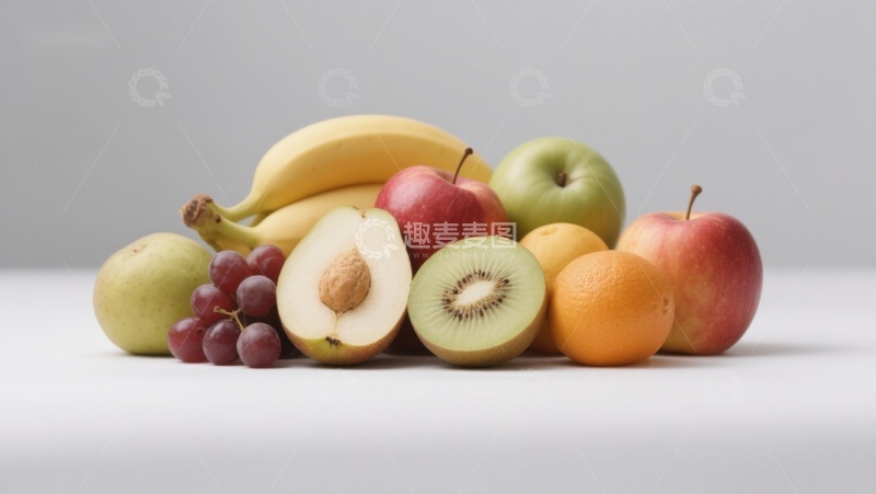 高清大图下载【趣麦麦图】新鲜水果组合展示