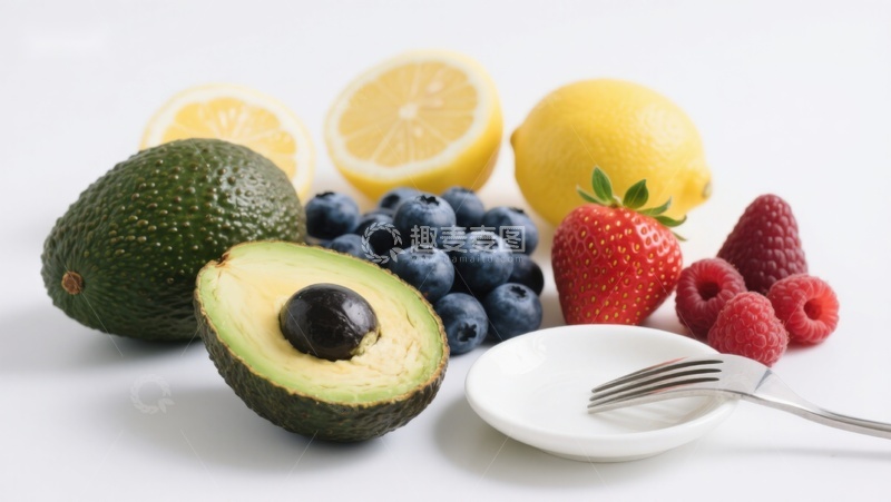 高清大图下载【趣麦麦图】新鲜水果组合展示