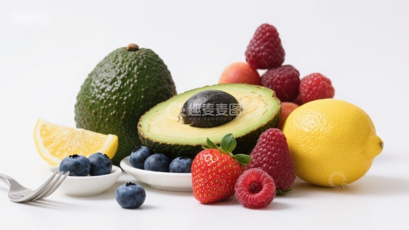 高清大图下载【趣麦麦图】新鲜水果组合展示