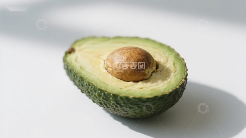 高清大图下载【趣麦麦图】新鲜切开的牛油果