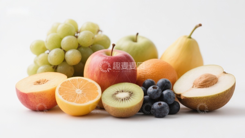 高清大图下载【趣麦麦图】新鲜水果组合展示