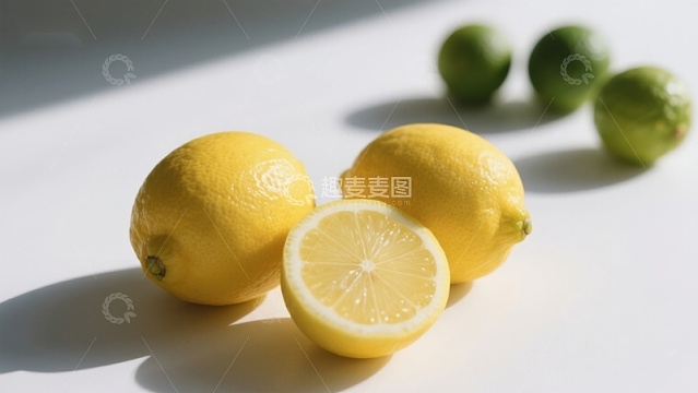 柠檬与青柠的清新对比