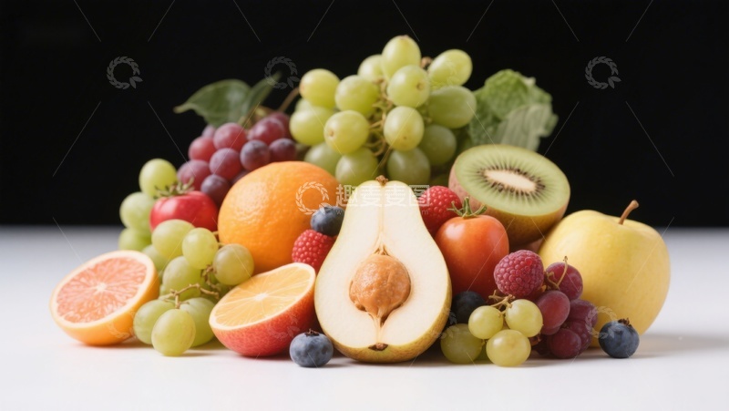 高清大图下载【趣麦麦图】新鲜水果组合展示