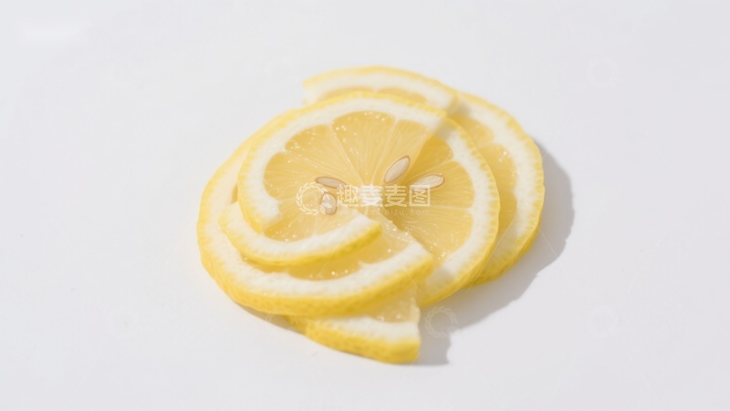 高清大图下载【趣麦麦图】新鲜柠檬切片