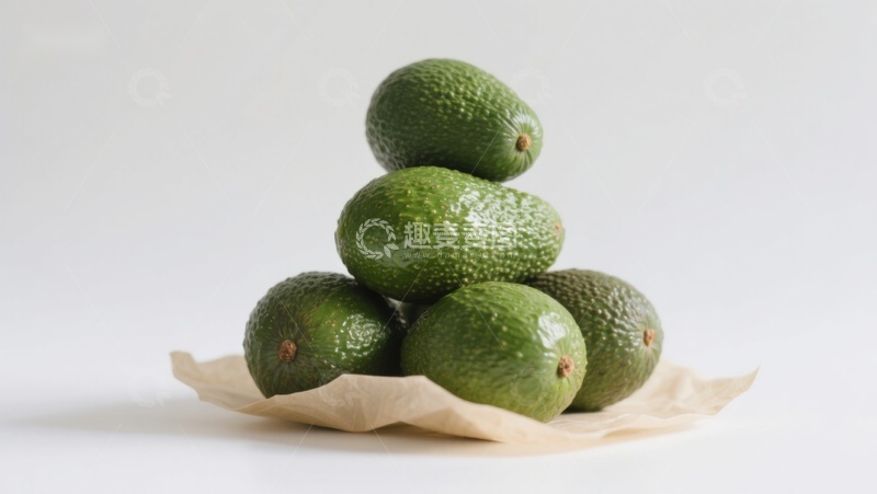 高清大图下载【趣麦麦图】新鲜牛油果堆叠展示