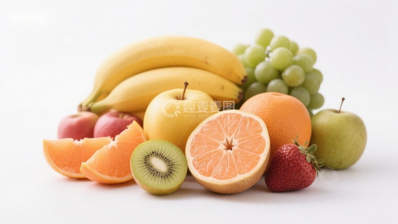 高清大图下载【趣麦麦图】新鲜水果组合展示