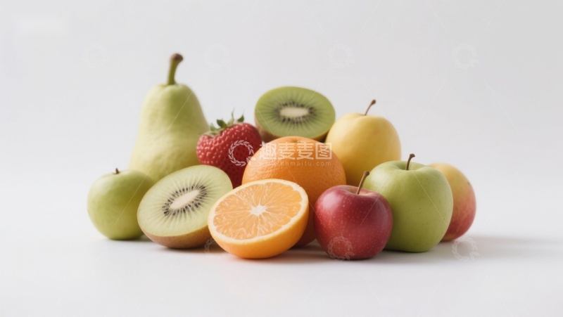 高清大图下载【趣麦麦图】新鲜水果组合展示
