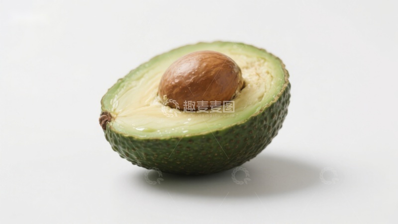 高清大图下载【趣麦麦图】新鲜切开的牛油果