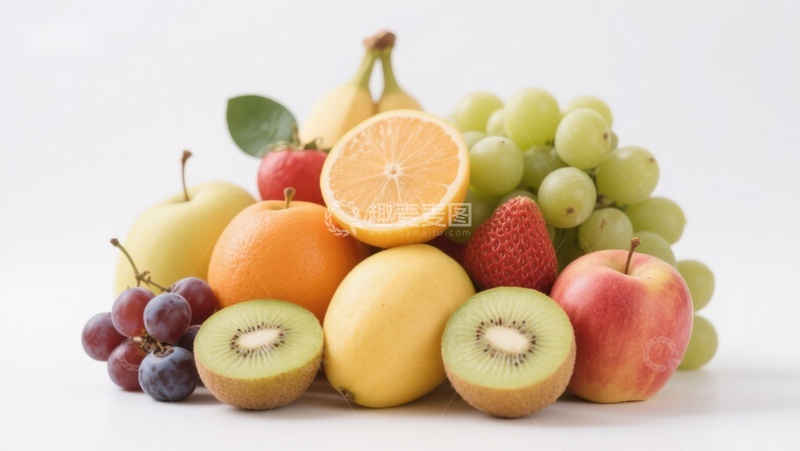 高清大图下载【趣麦麦图】新鲜水果组合展示