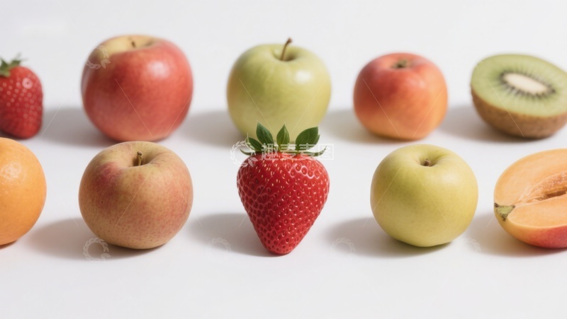 高清大图下载【趣麦麦图】多种新鲜水果排列展示