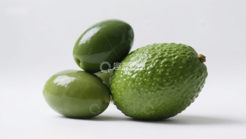 高清大图下载【趣麦麦图】绿色橄榄与鳄梨的组合