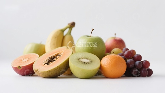 新鲜水果组合展示