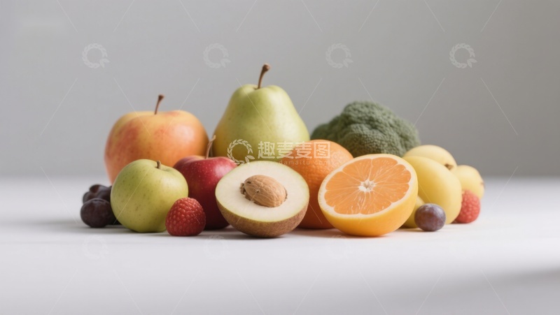 高清大图下载【趣麦麦图】新鲜水果集合展示