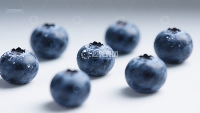 高清大图下载【趣麦麦图】新鲜蓝莓特写