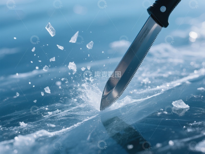 高清大图下载【趣麦麦图】-刀刃破冰瞬间