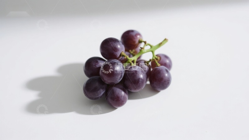 高清大图下载【趣麦麦图】新鲜紫葡萄静物特写