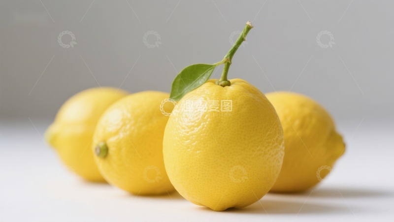 高清大图下载【趣麦麦图】新鲜柠檬排列展示