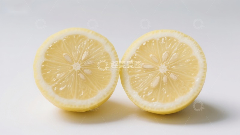 高清大图下载【趣麦麦图】新鲜柠檬切片展示