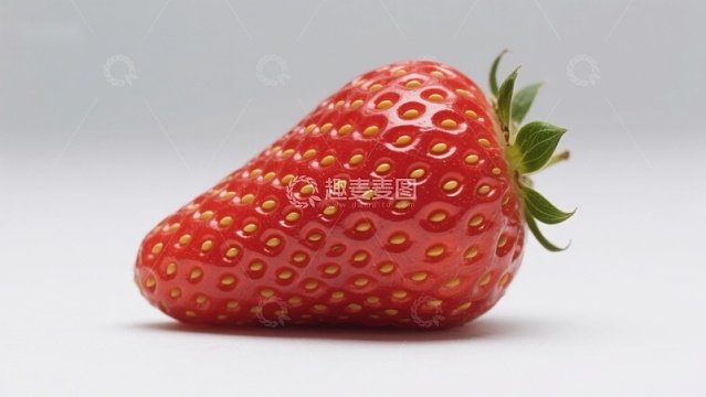 新鲜草莓特写