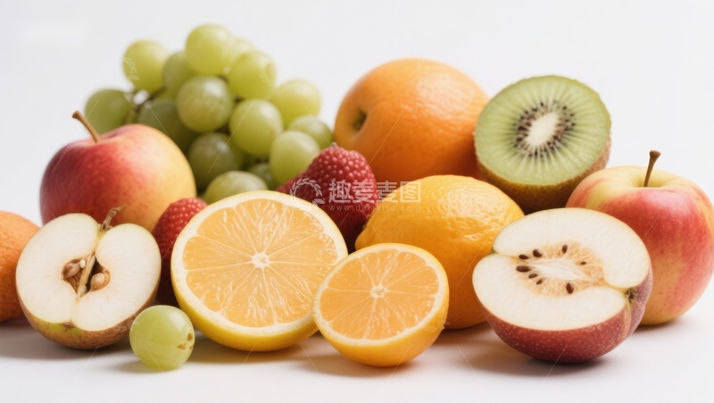 高清大图下载【趣麦麦图】新鲜水果组合展示