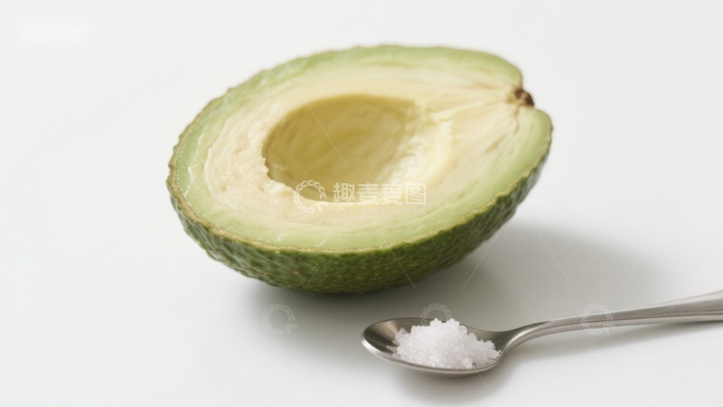 高清大图下载【趣麦麦图】半个牛油果与一勺盐