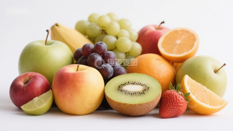 高清大图下载【趣麦麦图】新鲜水果组合展示
