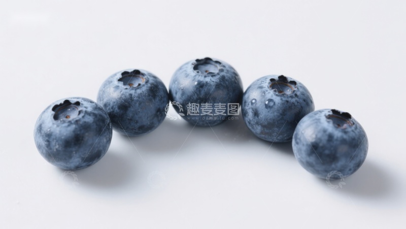 高清大图下载【趣麦麦图】新鲜蓝莓排列展示