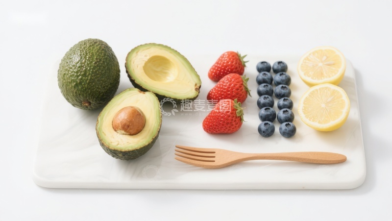 高清大图下载【趣麦麦图】新鲜水果与健康食材