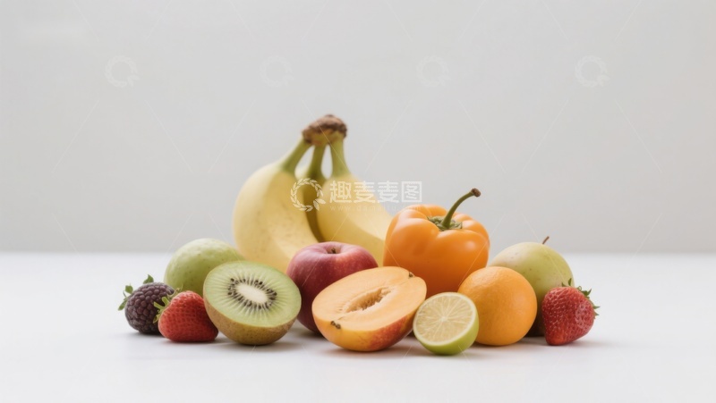 高清大图下载【趣麦麦图】新鲜水果组合静物图