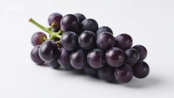 新鲜紫葡萄特写