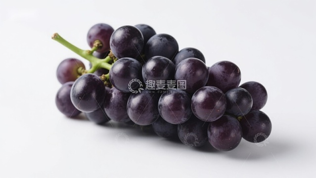 新鲜紫葡萄特写