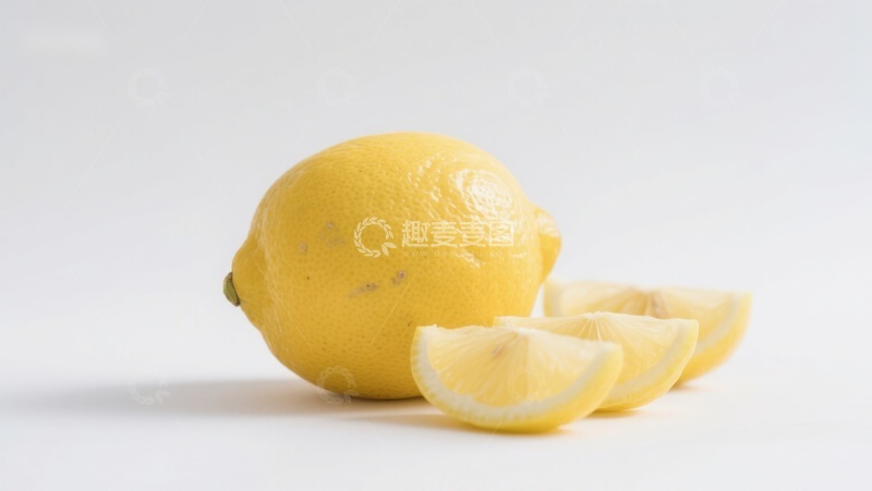 高清大图下载【趣麦麦图】新鲜柠檬与切片展示