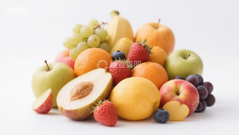 高清大图下载【趣麦麦图】新鲜水果堆叠展示