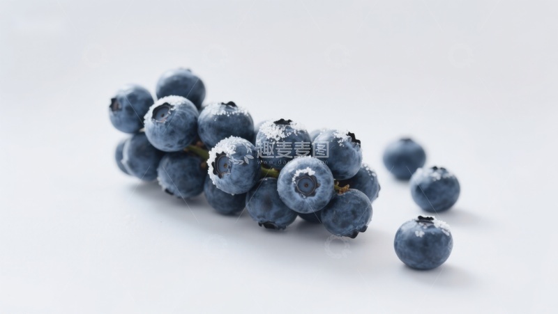 高清大图下载【趣麦麦图】新鲜蓝莓特写