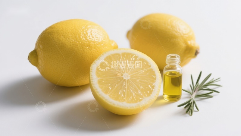 高清大图下载【趣麦麦图】柠檬与精油的清新组合