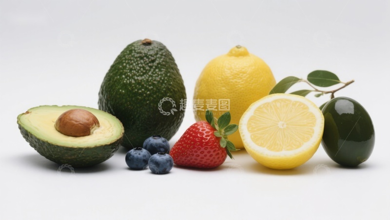 高清大图下载【趣麦麦图】新鲜水果组合展示