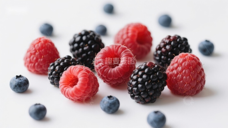 高清大图下载【趣麦麦图】新鲜浆果的色彩组合