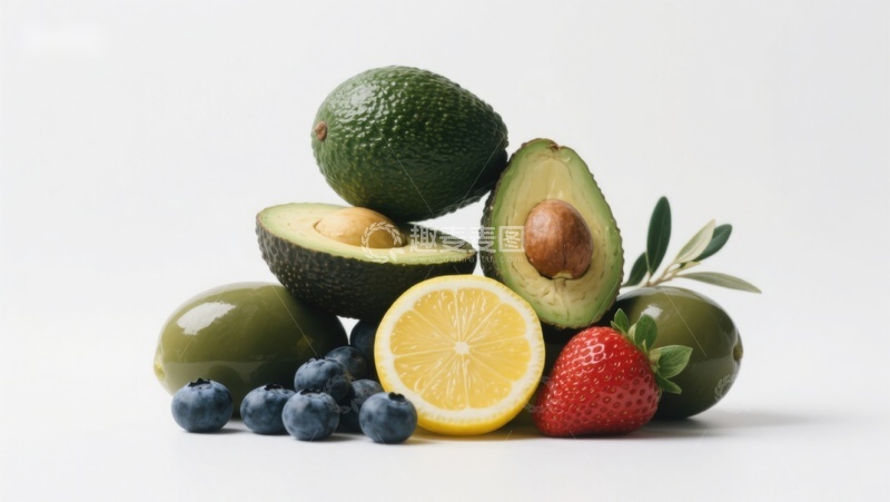 高清大图下载【趣麦麦图】新鲜水果堆叠展示